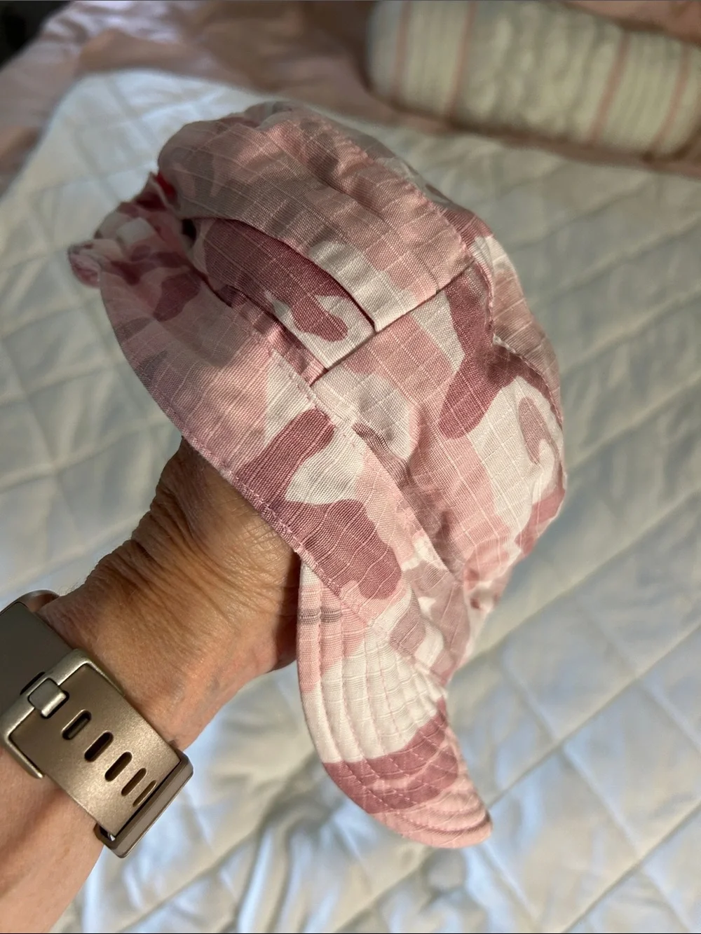Pink Camo Girl’s Painters Cap